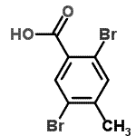 CAS 登录号：20871-01-6， 2,5-二溴-4-甲基苯甲酸