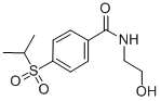 CAS 登录号：20884-74-6， N-(2-羟基乙基)-4-(异丙基磺酰基)苯甲酰胺