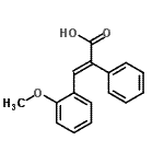 CAS#: 20890-72-6, (2E)-3-(2-Methoxyphenyl)-2-Phenylacrylic Acid
