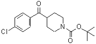CAS 登录号：209808-06-0， 4-(4-氯苯甲酰基)-1-哌啶羧酸叔丁酯