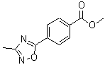 CAS 登录号：209912-44-7， 4-(3-甲基-1,2,4-恶二唑-5-基)苯甲酸甲酯