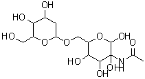 CAS 登录号：209977-51-5， 2-乙酰氨基-2-脱氧-6-O-己糖吡喃糖苷吡喃己糖