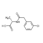 CAS#: 209995-96-0, N-[(3-Chlorophenyl)Acetyl]-L-Alanine