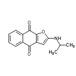 CAS 登录号：210117-66-1， 2-(异丙基氨基)萘并[2,3-b]呋喃-4,9-二酮