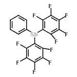 CAS#: 21041-56-5, Bis(Pentafluorophenyl)(Phenyl)Stibine