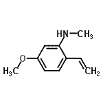 CAS#: 210536-31-5, 5-Methoxy-N-Methyl-2-Vinylaniline