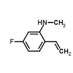 CAS#: 210536-34-8, 5-Fluoro-N-Methyl-2-Vinylaniline