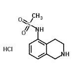 CAS#: 210538-75-3, N-(1,2,3,4-Tetrahydro-5-Isoquinolinyl)Methanesulfonamide Hydrochloride (1:1)