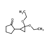 CAS 登录号：210565-38-1， 2-(2,2-二乙氧基环丙基)环戊酮