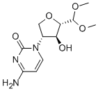 CAS#: 210636-10-5, 4-(4-Amino-2-Oxo-1(2H)-Pyrimidinyl)-2,5-Anhydro-4-Deoxy-1-(Dimethyl Acetal)-D-Lyxose