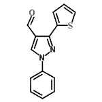 CAS#: 210825-11-9, 1-Phenyl-3-(2-Thienyl)-1H-Pyrazole-4-Carbaldehyde