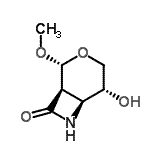 CAS 登录号：211182-66-0， (1R,2R,5R,6S)-5-羟基-2-甲氧基-3-氧杂-7-氮杂双环[4.2.0]辛烷-8-酮