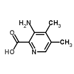 CAS 登录号：211318-92-2， 3-氨基-4,5-二甲基-2-吡啶羧酸