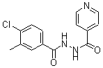CAS 登录号:21150-05-0, N(1)-异烟酰-N(2)-3-甲基-4-氯苯甲酰肼