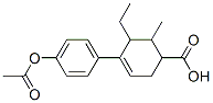 CAS#: 21161-63-7, 4-[4-(Acetyloxy)Phenyl]-5-Ethyl-6-Methyl-3-Cyclohexene-1-Carboxylic Acid
