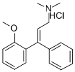 CAS 登录号：21165-51-5， 1-(邻茴香基)-1-苯基-3-二甲基氨基丙-1-烯盐酸盐