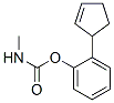 CAS 登录号：21193-01-1， [2-(1-环戊-2-烯基)苯基] N-甲基氨基甲酸酯