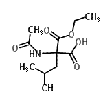 CAS 登录号：212061-74-0， 乙基N-乙酰基-2-羧基亮氨酸酯