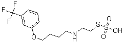 CAS#: 21224-78-2, 2-[4-(alpha,alpha,alpha-Trifluoro-m-Tolyloxy)Butyl]Aminoethanethiol Sulfate