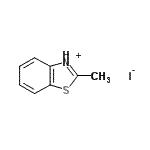 CAS#: 212711-24-5, 2-Methyl-1,3-Benzothiazol-3-Ium Iodide