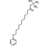CAS 登录号：21273-14-3， 三甲基硅烷基11-苯氧基十一烷酸酯