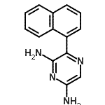CAS 登录号：212778-88-6， 3-(1-萘基)-2,6-吡嗪二胺