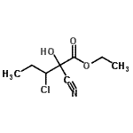 CAS#: 212848-05-0, Ethyl 3-Chloro-2-Cyano-2-Hydroxypentanoate