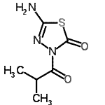 CAS 登录号：213187-31-6， 5-氨基-3-异丁酰基-1,3,4-噻二唑-2(3H)-酮