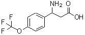 CAS 登录号：213192-56-4， 3-氨基-3-[4-(三氟甲氧基)苯基]丙酸