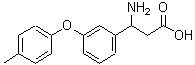 CAS 登录号：213192-66-6， 3-氨基-3-[3-(4-甲基苯氧基)苯基]丙酸