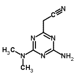 CAS#: 21320-38-7, [4-Amino-6-(Dimethylamino)-1,3,5-Triazin-2-Yl]Acetonitrile