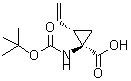 CAS#: 213316-50-8, (1R,2S)-1-({[(2-Methyl-2-Propanyl)Oxy]Carbonyl}Amino)-2-Vinylcyclopropanecarboxylic Acid