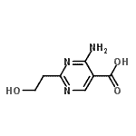 CAS 登录号：21346-53-2， 4-氨基-2-(2-羟基乙基)-5-嘧啶羧酸