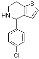 CAS#: 213462-12-5, 4-(4-Chlorophenyl)-4,5,6,7-Tetrahydrothieno[3,2-c]Pyridine
