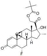 CAS#: 2135-16-2, 9beta,11beta-Epoxy-6alpha-Fluoro-17,21-Dihydroxy-16alpha-Methylpregna-1,4-Diene-3,20-Dione 21-Pivalate
