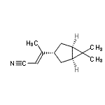 CAS#: 213529-80-7, (2E)-3-[(1R,3S,5S)-6,6-Dimethylbicyclo[3.1.0]Hex-3-Yl]-2-Butenenitrile