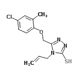 CAS#: 21358-24-7, 4-Allyl-5-[(4-Chloro-2-Methylphenoxy)Methyl]-4H-1,2,4-Triazole-3-Thiol