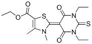 CAS#: 21368-26-3, Ethyl 2-(1,3-Diethyltetrahydro-4,6-Dioxo-2-Thioxo-(2H)-Pyrimidin-5-Ylidene)-2,3-Dihydro-3,4-Dimethylthiazole-5-Carboxylate
