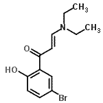 CAS 登录号：213690-00-7， (2E)-1-(5-溴-2-羟基苯基)-3-(二乙基氨基)-2-丙烯-1-酮