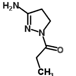 CAS 登录号：21377-04-8， 1-(3-氨基-4,5-二氢-1H-吡唑-1-基)-1-丙酮