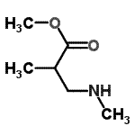 CAS 登录号：21388-25-0， 甲基2-甲基-3-(甲基氨基)丙酸酯