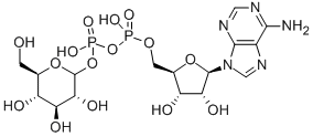 CAS 登录号：2140-58-1， 腺苷焦磷酸酯-葡萄糖