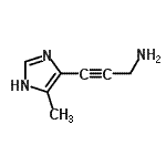 CAS#: 214153-37-4, 3-(4-Methyl-1H-Imidazol-5-Yl)-2-Propyn-1-Amine