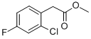 CAS 登录号：214262-88-1， 2-氯-4-氟苯乙酸甲酯
