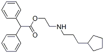CAS#: 21446-96-8, Diphenylacetic Acid 2-[(3-Cyclopentylpropyl)Amino]Ethyl Ester
