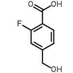 CAS#: 214554-18-4, 2-Fluoro-4-(Hydroxymethyl)Benzoic Acid
