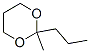 CAS 登录号：21464-83-5， 2-甲基-2-丙基-1,3-二恶烷