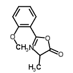 CAS 登录号：214709-03-2， 2-(2-甲氧基苯基)-4-甲基-1,3-恶唑-5(4H)-酮