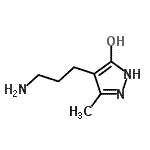 CAS#: 214839-77-7, 4-(3-Aminopropyl)-3-Methyl-1H-Pyrazol-5-Ol