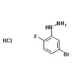 CAS 登录号：214916-08-2， (5-溴-2-氟苯基)肼盐酸盐(1:1)